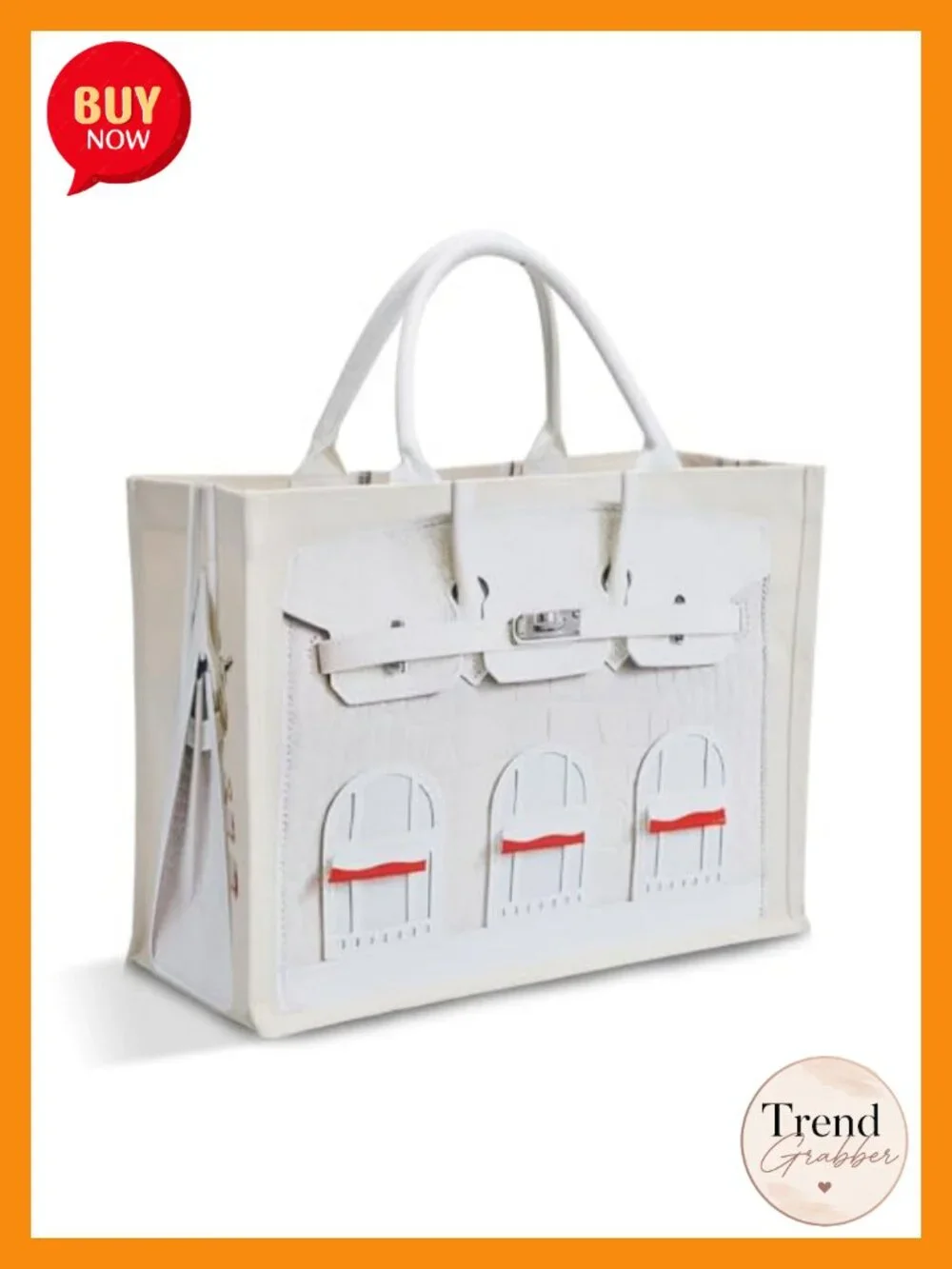 Canvas Tote Bag for Women, Sturdy 16oz Structured Tote for Work Travel Shopping